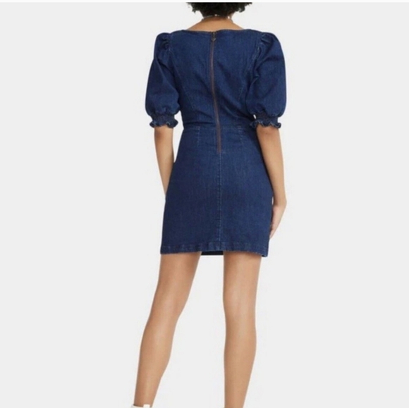 NWOT BETSY JOHNSON DENIM DRESS - Picture 2 of 9
